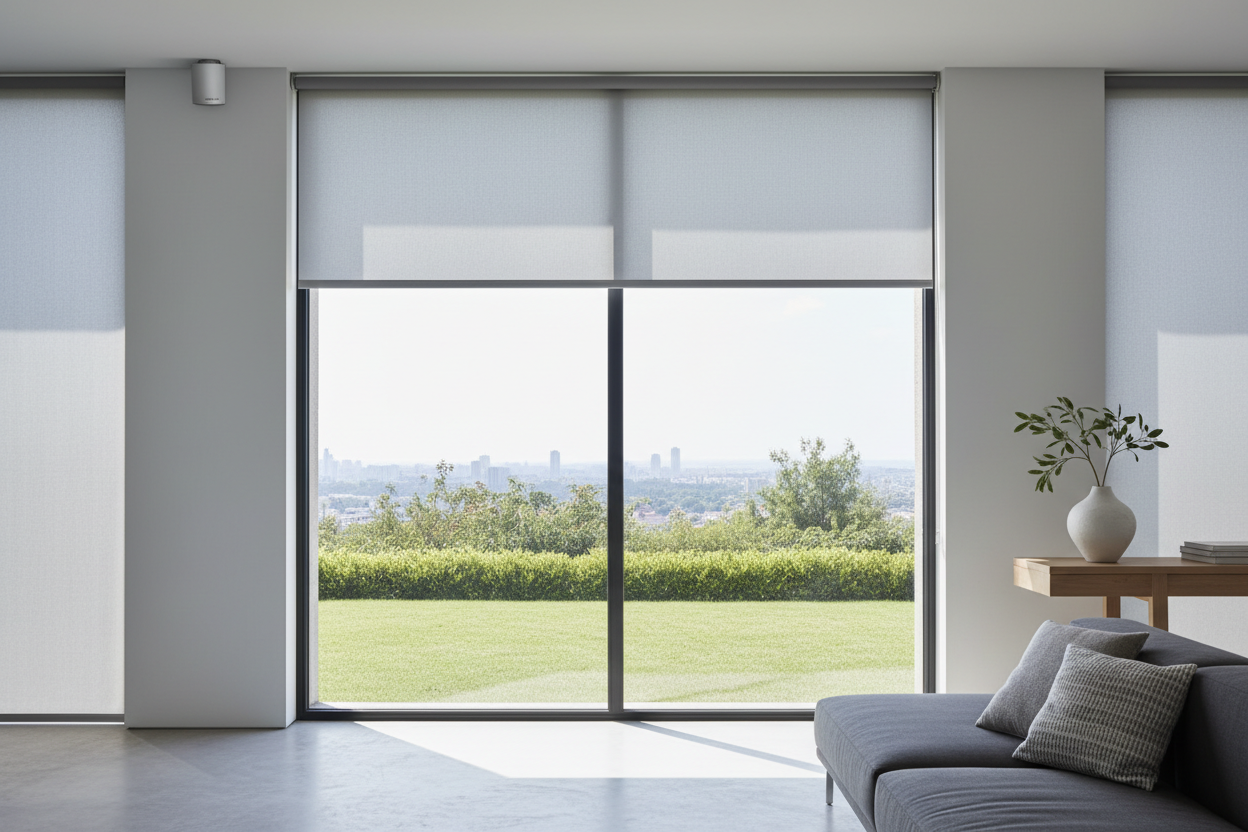 Motorized Rollup Blinds