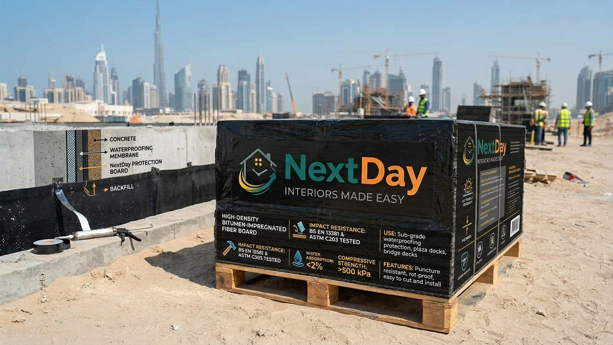 Bitumen Protection Board – Multi-Layer Asphaltic Waterproofing Protection Board UAE
