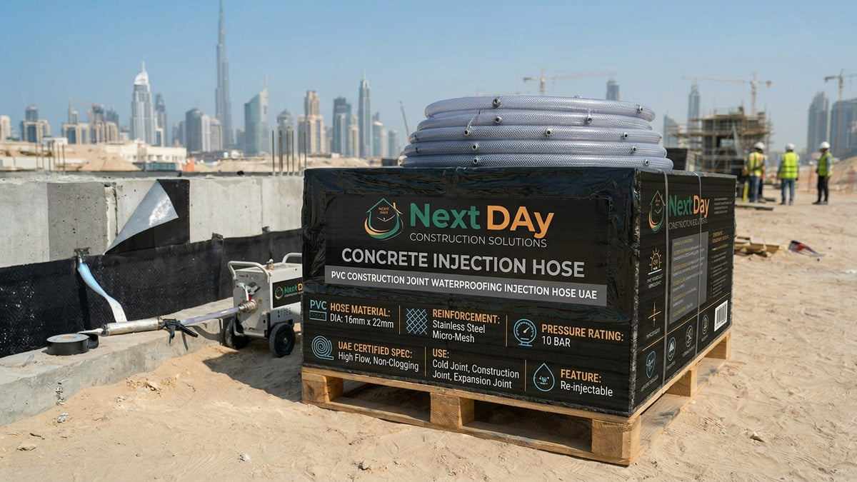 Concrete Injection Hose – PVC Construction Joint Waterproofing Injection Hose UAE