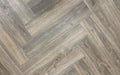 Dark Oak SPC Herringbone Flooring
