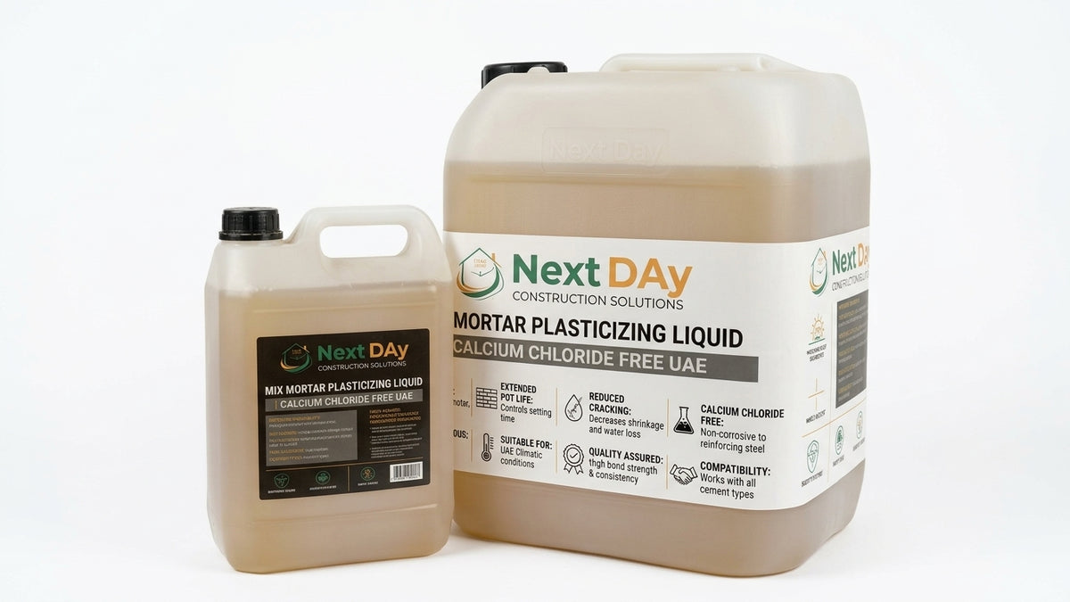 MIX Mortar Plasticizing Liquid | Calcium Chloride Free UAE
