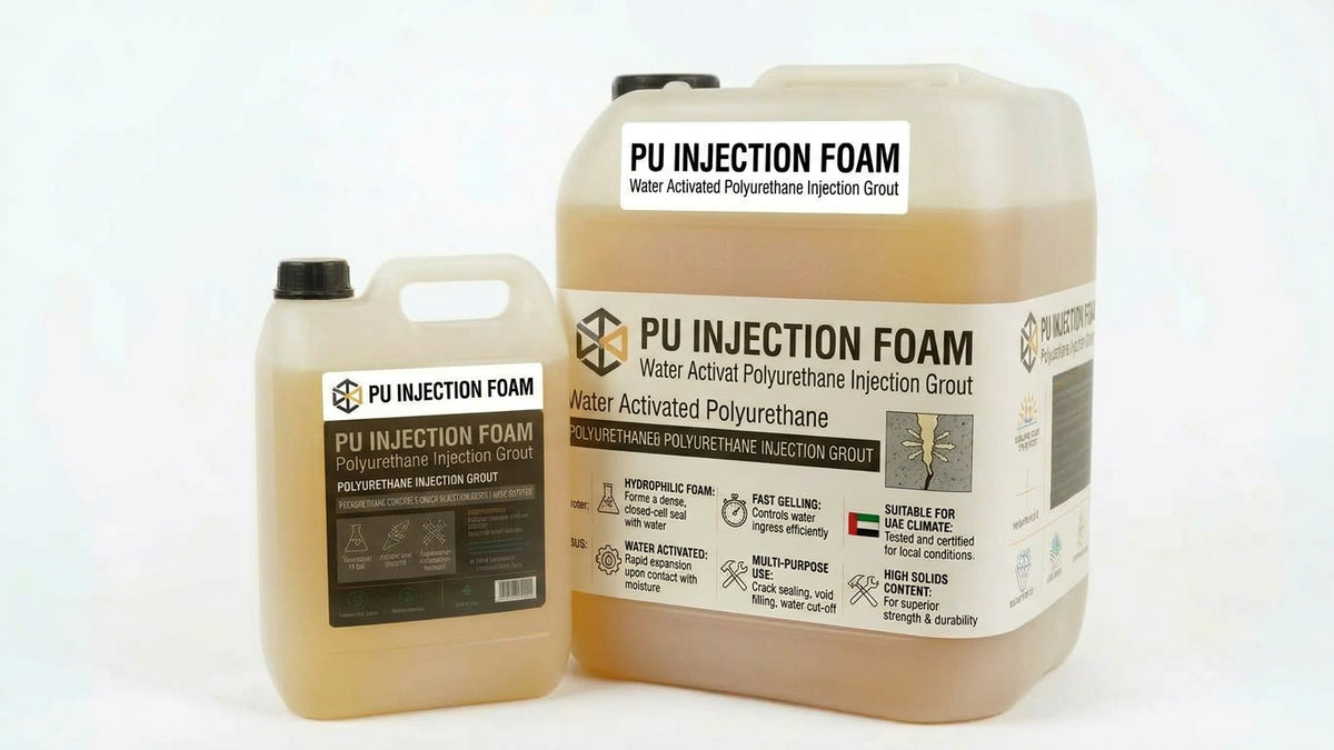 PU Injection Foam – Water Activated Polyurethane Injection Grout UAE